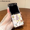 Z Flip 6 Cartoon Japanese Sailor Moon 女の子 Clear 電話番号 Case for Samsung Galaxy Z Flip 2 3 4 5 6 コスプレ