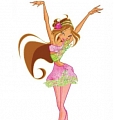 Flora Cosplay Costume (Flora on Ice) from Winx Club