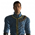 Vault 101 Cosplay Costume (Light Blue, 2nd) from Fallout 3