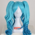 Blue Wig (Medium,Curly,Sierra)