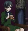 Ciel Cosplay Costume (Green,Stock) from Kuroshitsuji