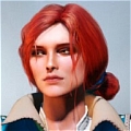 Triss Merigold Cosplay Costume from Witcher 3 The Wild Hunt