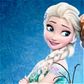 Elsa Cosplay Costume from Frozen Fever
