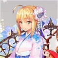 Saber Cosplay Costume (Kimono) from Fate Stay Night