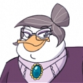 Mrs. Beakley Cosplay Costume from DuckTales
