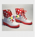 Cosplay Short White Red Shoes (754)