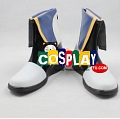 Cosplay Court Noir Blanc Violet chaussures (974)