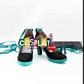 Cosplay Short Black Blue Shoes (56923)