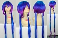 Cosplay Lungo Mixed Blu Viola Parrucca (752)