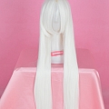 Long Straight White Wig (1010)