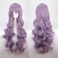 Long Curly Light Purple Wig (7534)