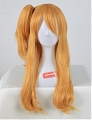Long Straight Orange Pony Tail Wig (8000)