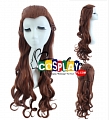 Long Curly Brown Wig (7612)