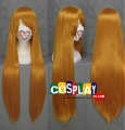 Long Straight Orange Wig (6435)