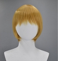 35 cm kurz Blond Perücke (8448)