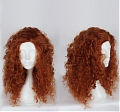 Long Curly Dark Brown Wig (8344)