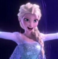 Elsa Cosplay Costume from Frozen (4448)