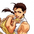 Yun Lee Cosplay Costume Wig from Street Fighter