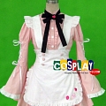 Pink Maid Cosplay Costume (4256)