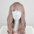 Long Curly Pink Wig