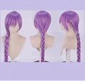 Long Braids Purple Wig