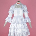 Lolita White Satin Dress