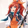 Battle Academia Lux Wig from League of Legends