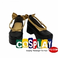 Cosplay Lolita Black Shoes (936)