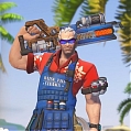 Grillmaster Soldier:76 Cosplay Costume from Overwatch