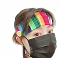 Headband with Buttons for Mask (5542)
