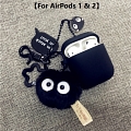 Susuwatari Cute Airpod Case Silicone Case for Apple AirPods 1, 2 from Spirited Away