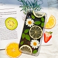 Handmade Phone Case for iPhone 6 7 8 plus x xr xs max case (Lemon Daisy)