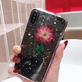 Handmade Teléfono Case for iPhone 6 7 8 plus x xr xs max case Cosplay (Rosa)
