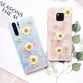 Handmade Telefon Case for iPhone Samsung Telefon Cosplay (Daisy and Pink)