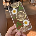 Handmade Phone Case for iPhone Samsung Phone (Lemon and Daisy)