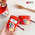 Korean Spicy Ramen Cup Noodles AirPods Case Silicone Case for Apple AirPods 1, 2, Pro コスプレ (80964)