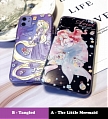 Handmade The Little Mermaid and Tangled Princess Phone Case for iPhone 7 8 plus x xr xs max case (81049)