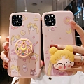 Sailor Moon Dinosaur Silicone 전화 Case for iPhone 7 8 plus x xr xs max case 코스프레 (81099)