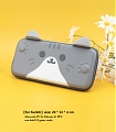 Gray Cat Nintendo Switch Carrying Case - 10 Game Cards Holding (81233)