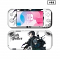 Lite Skin 검은 - Nintendo Switch Lite Decal NS Skin Sticker 코스프레 (81335)