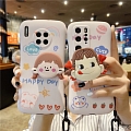Handmade Milk Girls Telefone Case for iPhone 7 8 plus x xr xs 11 12 mini pro max case Cosplay