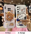 Handmade Snoopy Bear Telefone Case for Huawei P30 40 pro, Mate 30 Pro, Nova 567 Pro, Honor 30 Pro, V30 Cosplay (83165)