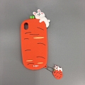 Handmade Carrot Silicone Phone Case for Huawei P30 40 pro, Mate 30 Pro, Nova 567 SE Pro, Honor 30 Pro