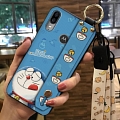 Handmade Japanese Blu Gatto Telefono Case for Motorola G9 G8 E6 E7 P40 P30 Cosplay (1395)