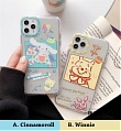 Handmade Transparent Japanese Chien Winnie Téléphone Case for iPhone 78 Plus X XS XR Max 11 Pro Max Cosplay