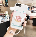 Handmade Blanc Japanese Chien Téléphone Case for iphone 45678 S Plus X XS XR Max se 11 pro max Cosplay