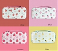 Cute Cartoon Fruits 오렌지 Peach Strawberry Lemon Nintendo Switch Carrying Case - 12 Game Cards Holding 코스프레