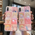 Handmade Pink Emoji Sailor Moon Phone Case for iPhone 678 s Plus x XS Max XR