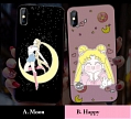 Handmade Card Captor Sakura Sailor Moon Luminous Light Calls Flashing 電話番号 Case for iPhone 678 s Plus x XS Max XR 11 12 13 mini Pro Max コスプレ