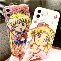Handmade Lovely Sailor Moon Icons 전화 Case for iPhone 78 Plus se x XS Max XR 11 Pro Max 코스프레